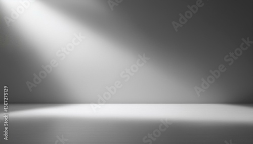 Wallpaper Mural artistic light and shadow on original background light grey aesthetic Torontodigital.ca