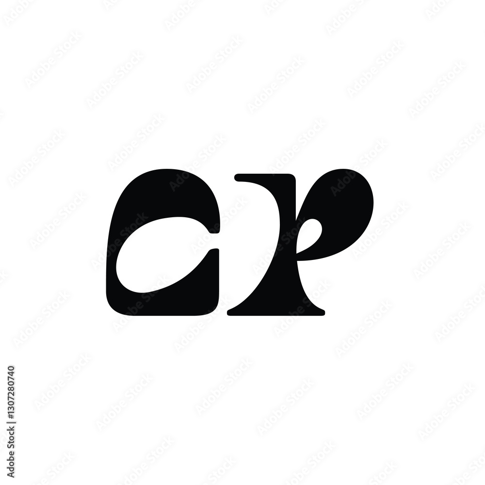 CP monogram logo design letter text name symbol monochrome logotype alphabet character simple logo CP monogram logo design letter text name symbol monochrome logotype alphabet character simple logo