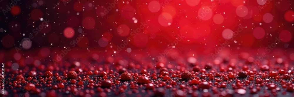 Dark red grainy background with small granules and Christmas theme, snowy chaos, cold weather, earthy tone Dark red grainy background with small granules and Christmas theme, snowy chaos, cold weather, earthy tone