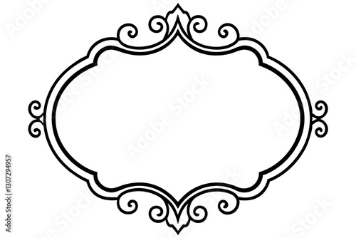 Luxury Baroque Frame Design for Photography Studio and Elegant Branding

