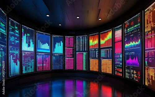 a high-tech stock indicators screens --ar 8:5 --style raw --v 6.1 Job ID: e300dc60-55c8-4b02-902f-2780cf037605