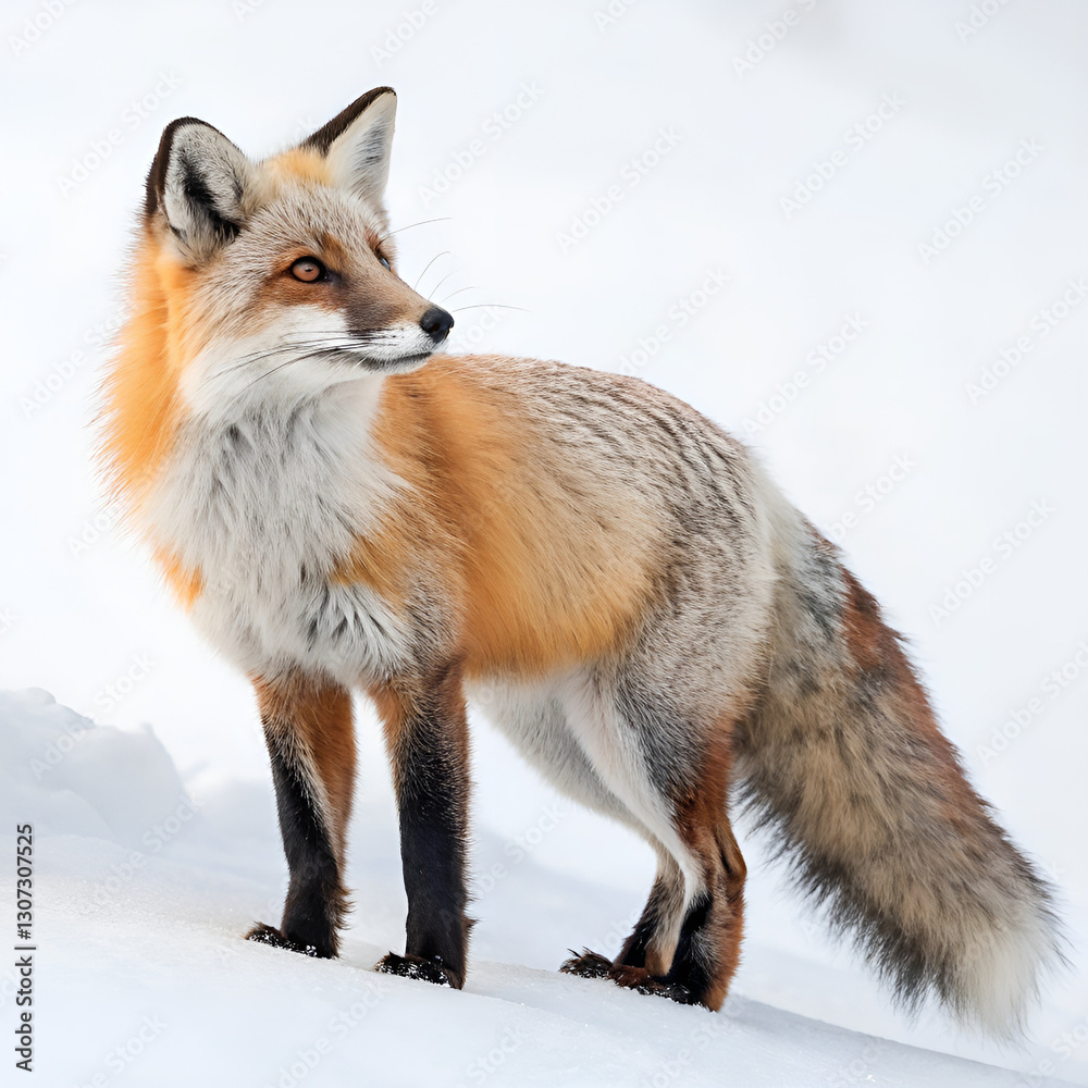 Fototapeta premium red fox vulpes