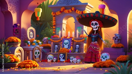 woman day of the dead