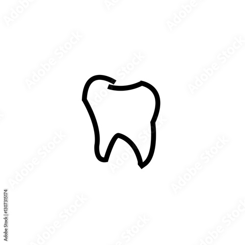 tooth outline icon