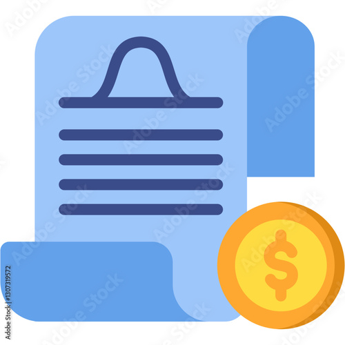 Standard Deviation flat color icon