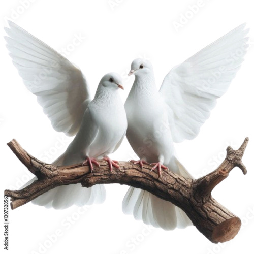 White Doves vector