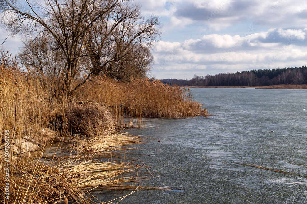 Przedwiośnie nad Stawami Dojlidzkimi,Podlasie, Polska