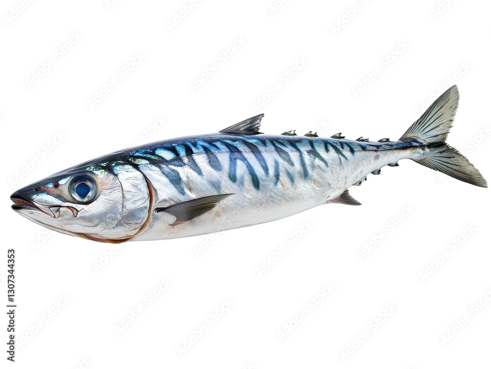 Isolated Fresh Mackerel Isolated Fresh Mackerel