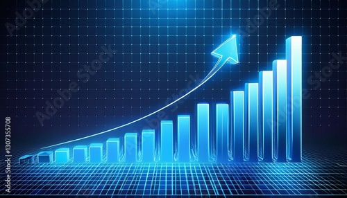 blue graph going up