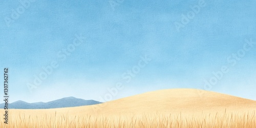 a scenic view of a vast fie...