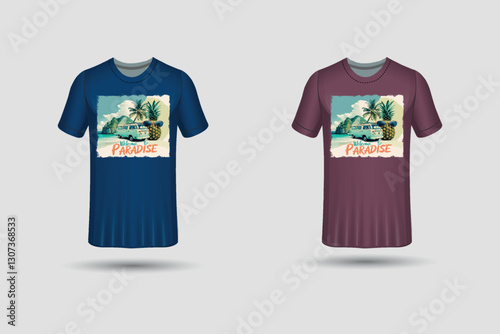 T-Shirt Design Vector Template