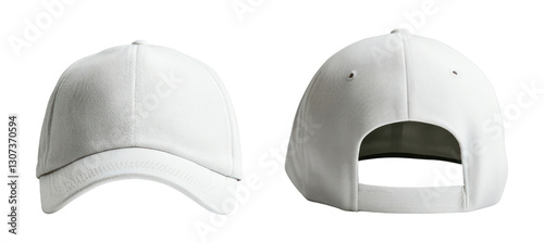 PNG Blank hat mockup apparel front back. photo