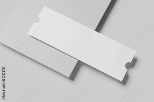 Fotografija Ticket for mock up design or design presentation
