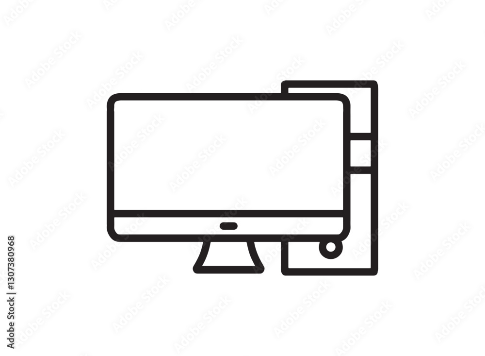 Set of an Web Development Computer Icon Set of an Web Development Computer Icon