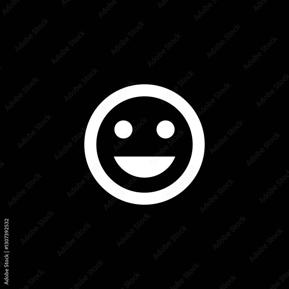 Fototapeta premium Happy Face Icon 