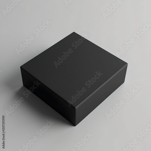 3d rendered illustration of a glass cube