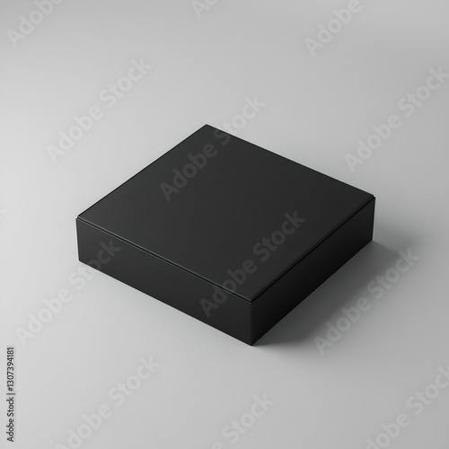 3d rendered illustration of a glass cube