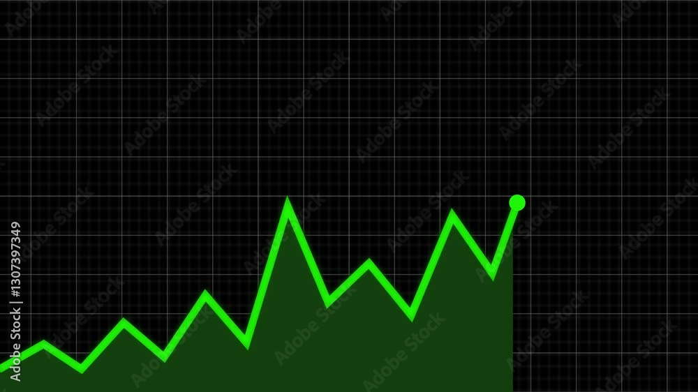 Business profit and loss bar graph with arrow -transparent background. Animation of lines tracking and financial data processing on black background. Business profit and loss bar graph with arrow -transparent background. Animation of lines tracking and financial data processing on black background.