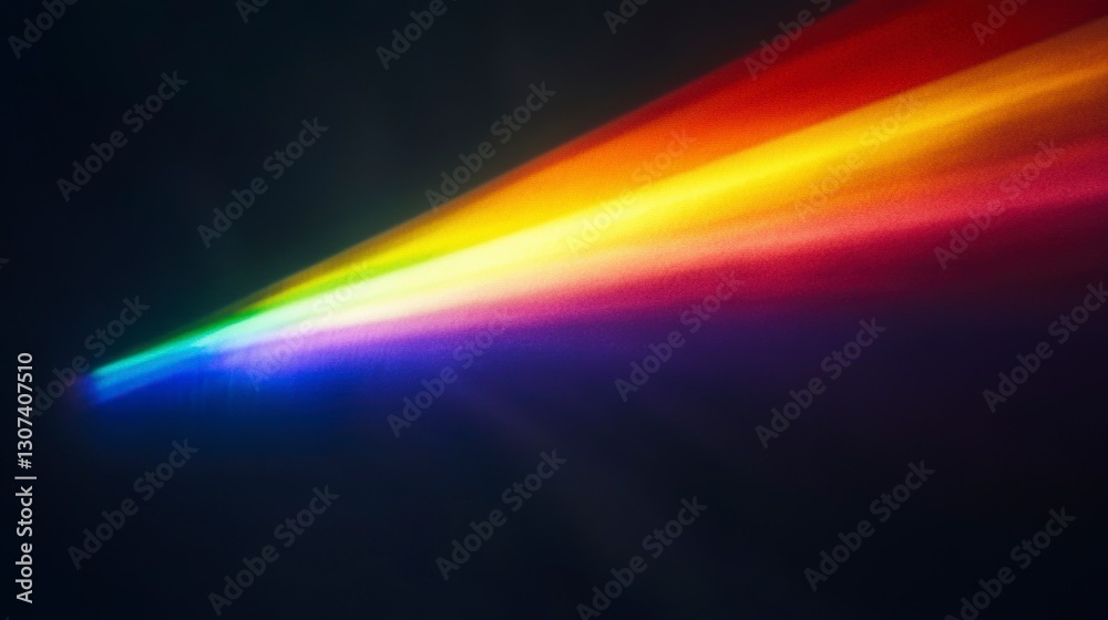 Abstract rainbow light rays against dark background. Possible use For wallpapers, website backgrounds, or design elements Abstract rainbow light rays against dark background. Possible use For wallpapers, website backgrounds, or design elements
