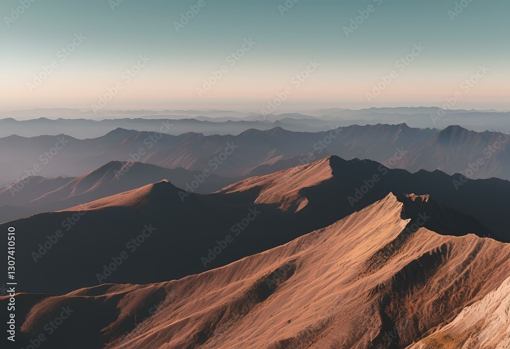 Fototapeta premium sunrise in the mountains