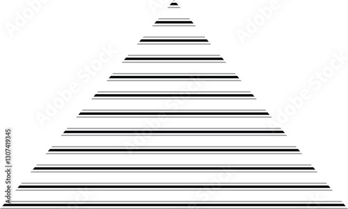 abstract trendy black grey triangular stripe line pattern art perfect for background.