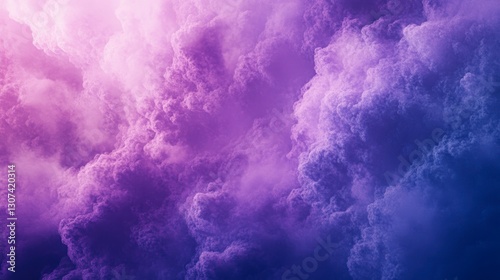 Dramatic purple and pink cloudscape