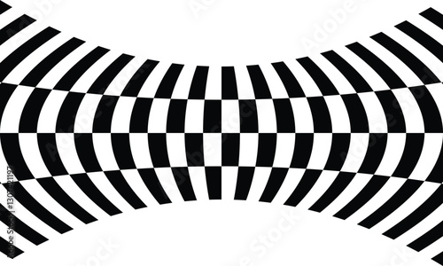 abstract trendy black white squeeze pattern create a optical illusion perfect for background.