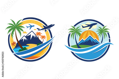 Unique Tour and Travel Logo for Adventure and Tourism Branding