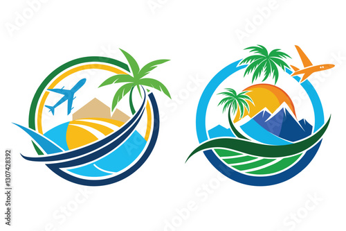 Professional Travel Logo Design with Custom Features