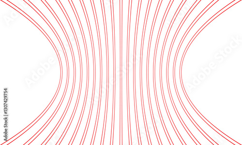 abstract trendy red double line squeeze pattern art perfect for background.