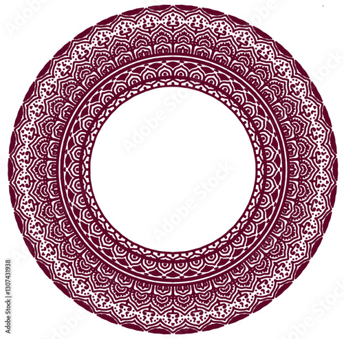 Signs and symbols. Circle copy space or flower mandala art design. colorful, vintage, tradition, classic, dco, cycle, islamic, arabic, blank, bandana, Indian motifs, traditional, Turkish.