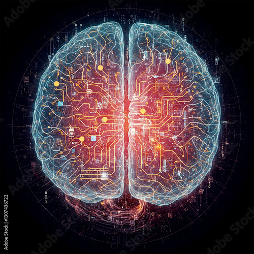 Artificial Neural Network Deep Learning Algorithms Visualization photo