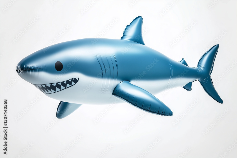 Fototapeta premium Blue Shark 3D pool Inflatable