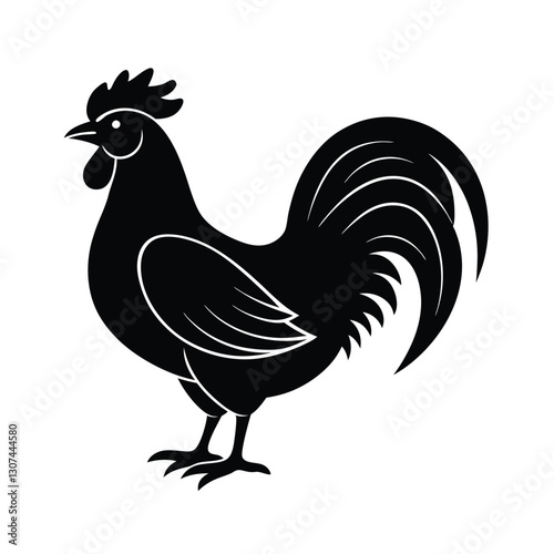 rooster vector illustration