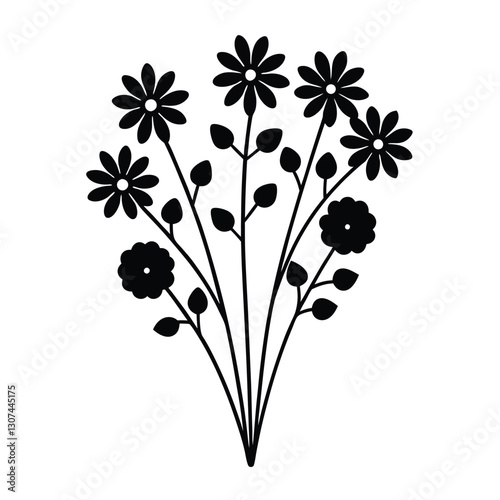 vector illustration of a flower