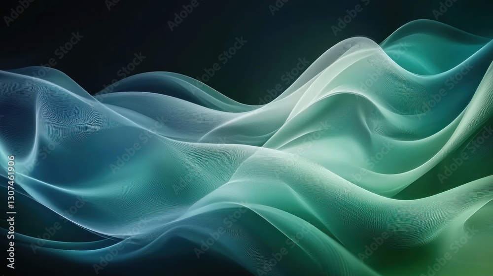 custom made wallpaper toronto digitalAbstract Waves Of Gradient Colors Formed Against Dark Backgrounds