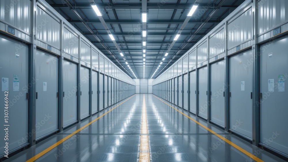 Industrial Storage Facility Interior Industrial Storage Facility Interior