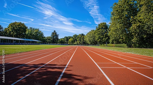 Dynamic setting for track and field events at high school sports facilities.