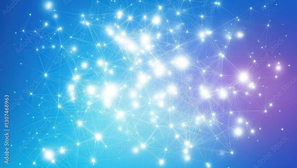 Abstract background with a blue low-poly mesh, a technology and digital network concept Abstract background with a blue low-poly mesh, a technology and digital network concept
