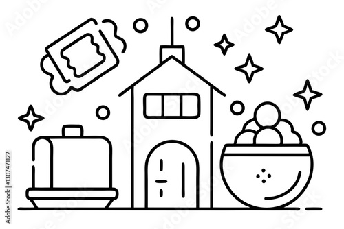 "Clean Modern Line Icons for Websites and Mobile UI Design"

