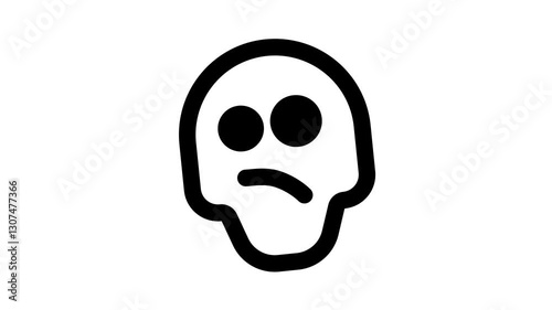 danger skull. Crossbones death skull, dange.  danger skull Animation.