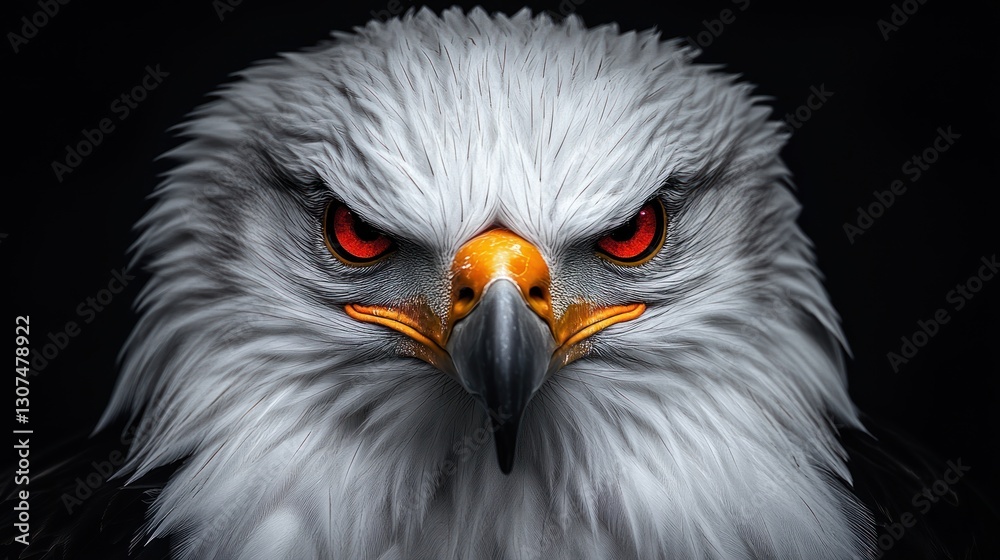 Eagle Portrait Close-up Dark Eagle Portrait Close-up Dark
