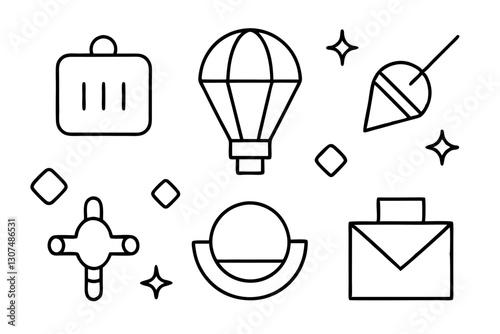 Minimal Miscellaneous Icon Set | Creative Vector Symbols for Graphic Design

