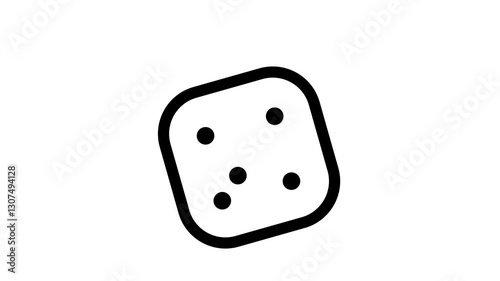 dice. All dices numbers.  All dices numbers Animation. All dices numbers Animation in transparent background 4K