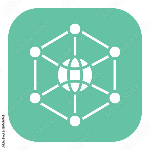 Blockchain Network Icon