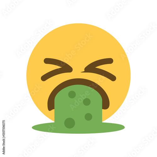 Face with Open Mouth Vomiting