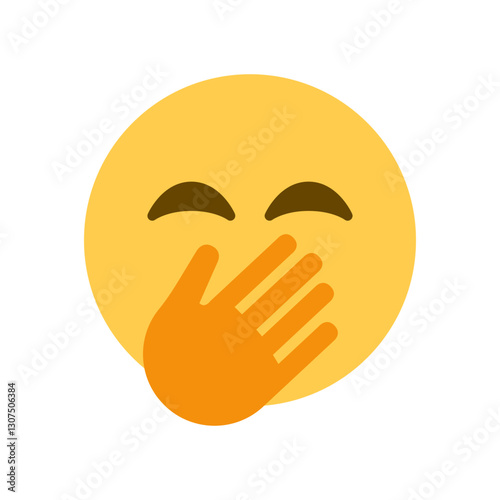 Face with Hand Over Mouth