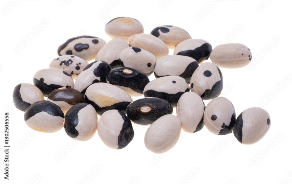 white beans isolated
