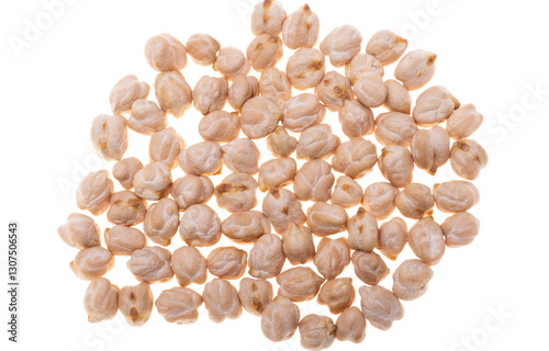 Obraz na płótnie chickpeas isolated w salonie