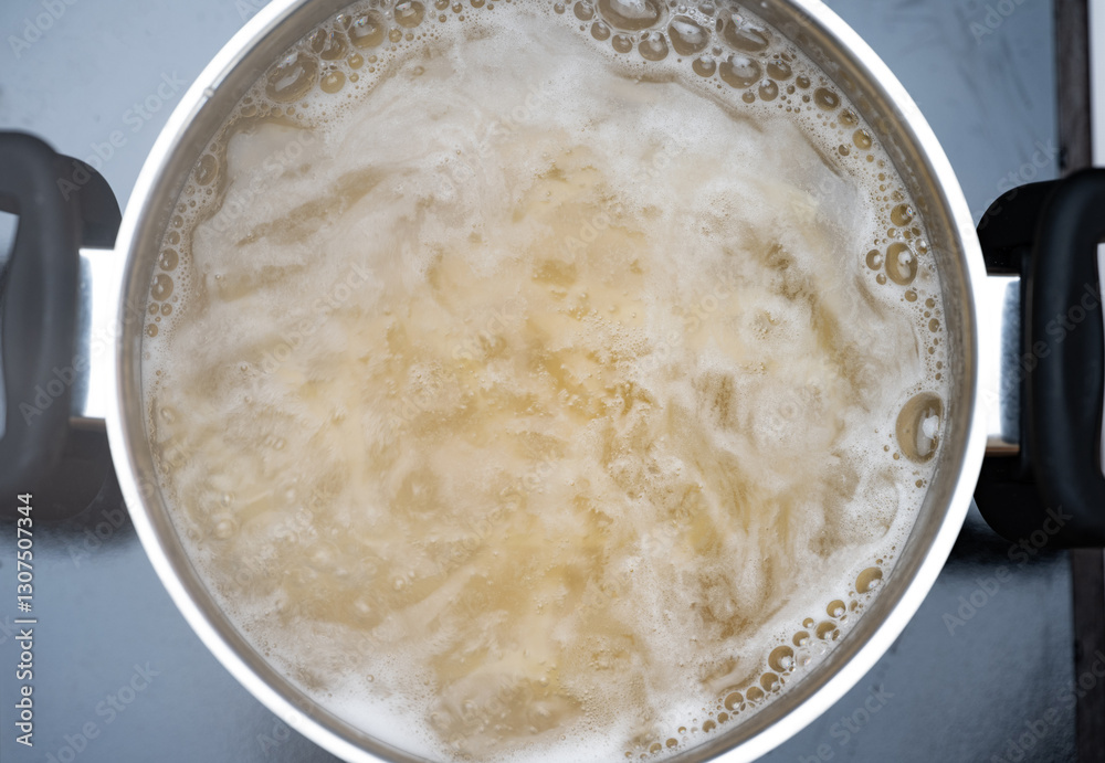 a pot of pasta